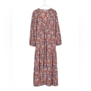 Madewell Faux Wrap Floral Dress
